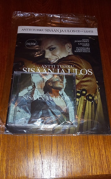 Antti Tuisku - Sisään ja ulos - CD & lehti