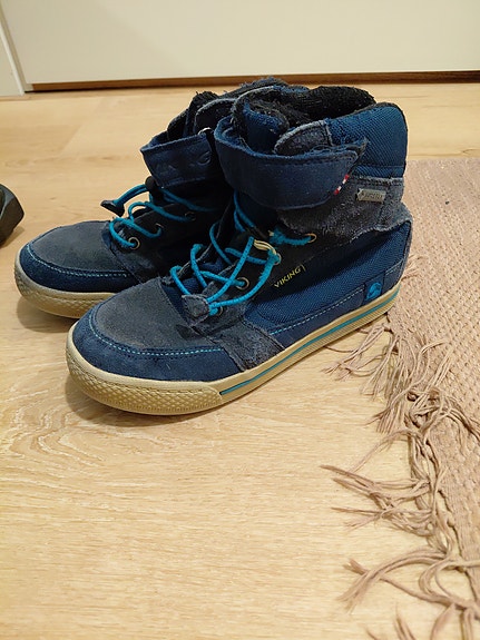 Viking lasten unisex kengät koko 34 sininen