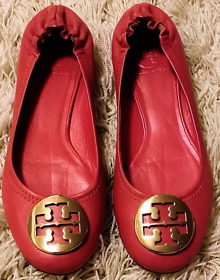 Tory Burch Ballerinat koko 38 punainen nahka