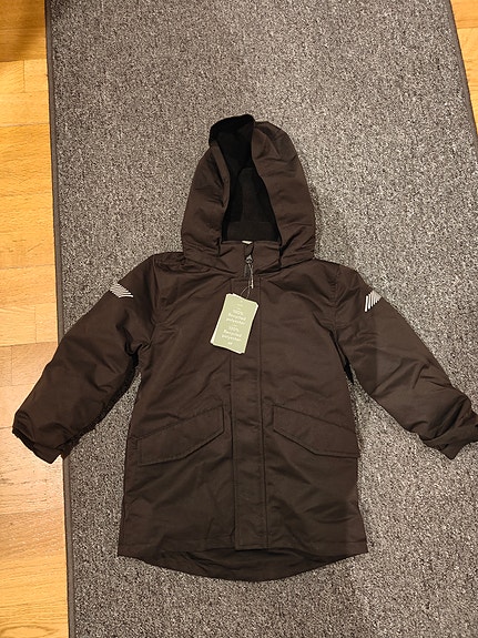 Musta H&M kuoritakki koko 110/116