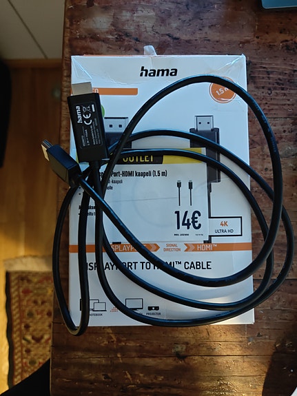 Hama Displayport > HDMI kaapeli