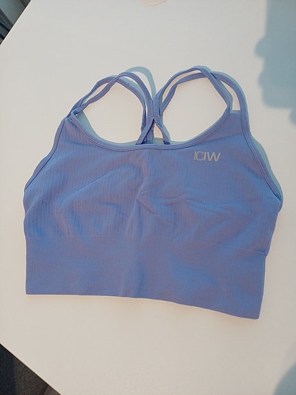 ICIW Ribbed Define Seamless Sports Bra - Lavender - XS