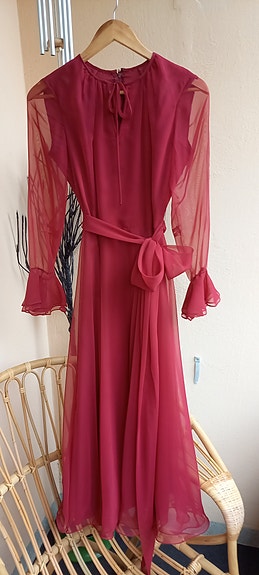 Vintage sifonki mekko