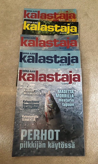 Vapaa-ajan Kalastaja lehti 5 kpl