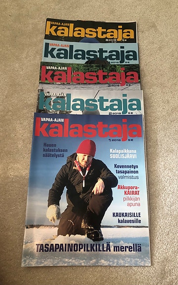 Vapaa-ajan Kalastaja lehti 5 kpl