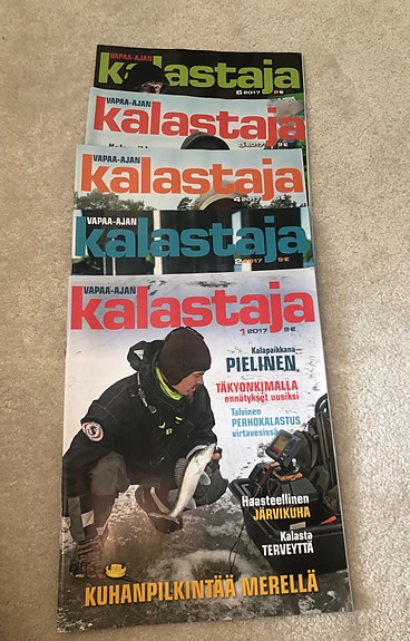 Vapaa-ajan Kalastaja lehti 5 kpl