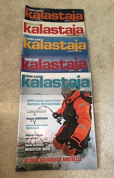 Vapaa-ajan Kalastaja lehti 5 kpl