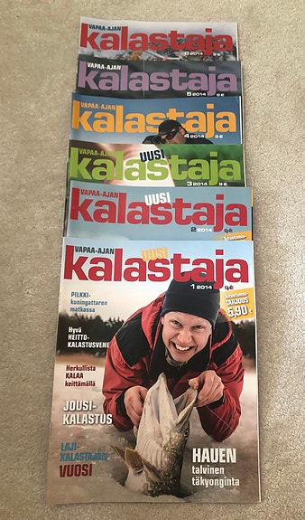 Vapaa-ajan Kalastaja lehti 6 kpl