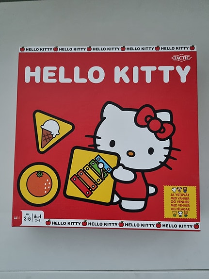 Hello Kitty lautapeli muodot luvut 1-3
