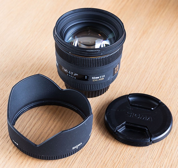 Sigma 50mm f/1.4 DG HSM (EF-kiinnitys)