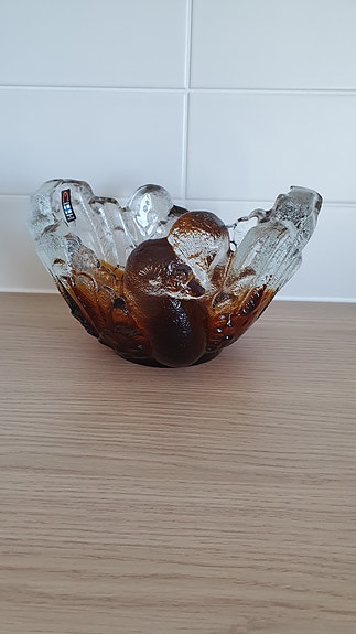 Kyyhky kulho / malja Humppilan Lasi
