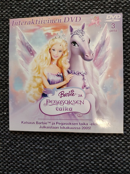 Barbie ja Pegasoksen taika interaktiivinen dvd