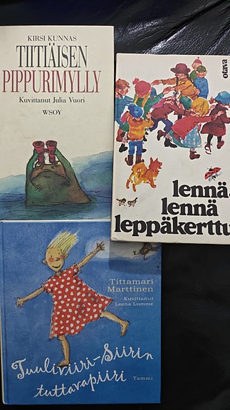 Lasten runokirjoja Kirsi Kunnas, Tittamari Marttinen ym.
