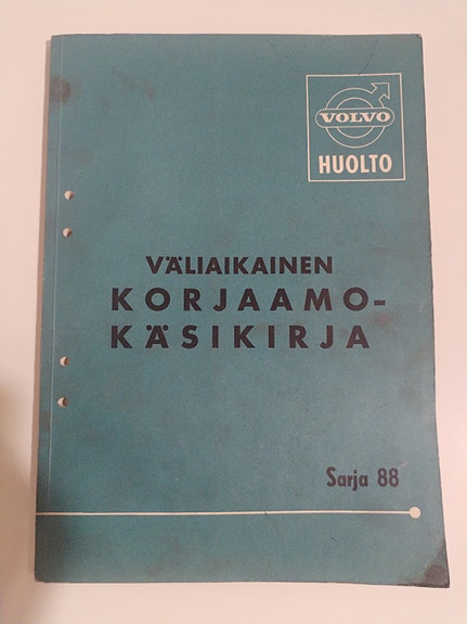 Volvo sarja 88 korjaamokäsikirja