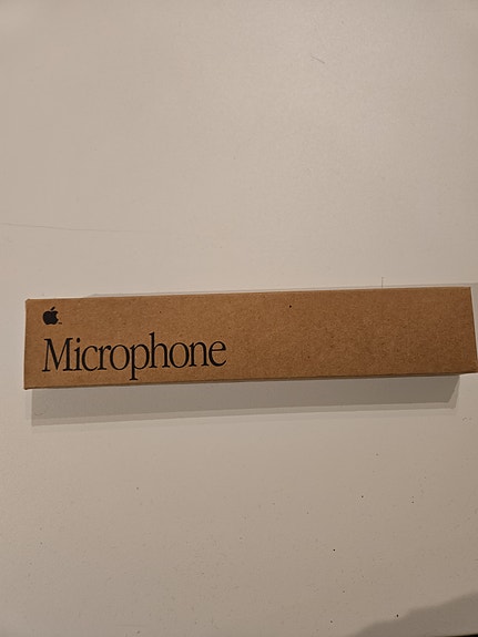 Apple Macintosh mikrofoni vuodelta 1991 (uusi)