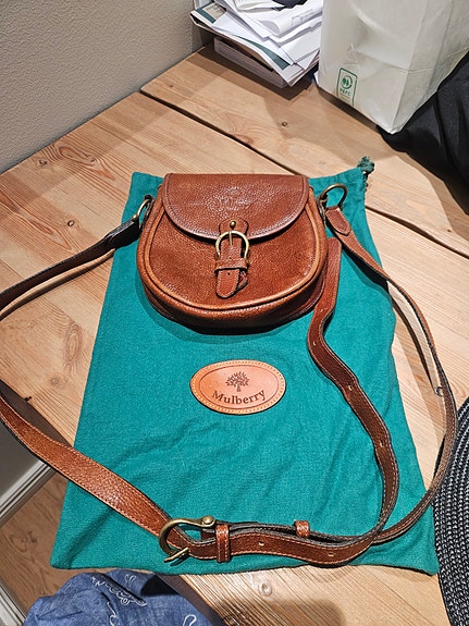 Vintage Mulberry Saddle Bag (Oak Darwin) + pölypussi