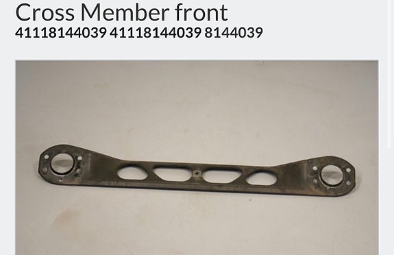 E36 Cross Member front