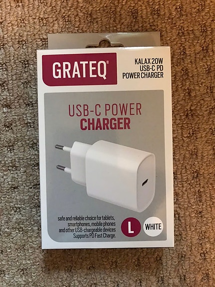 Uusi USB-C verkkovirtalaturi