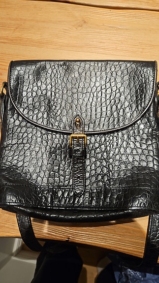Vintage Mulberry Binocular Bag (Black Congo Leather)