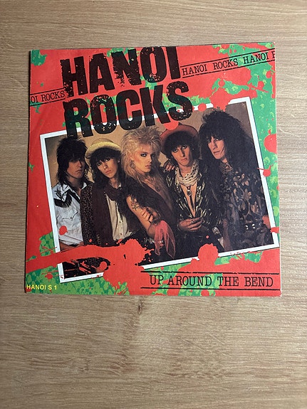 Hanoi Rocks 7-tuuman vinyylisingle Up Around The Bend