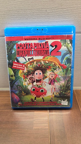 Poutapilviä ja lihapullakuuroja 2 Bluray