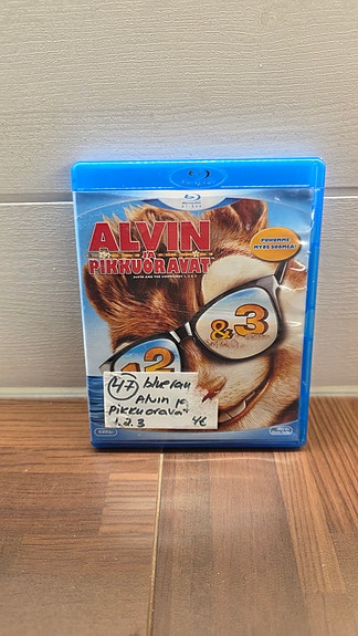 Alvin ja pikkuoravat 1 2 & 3 Bluray