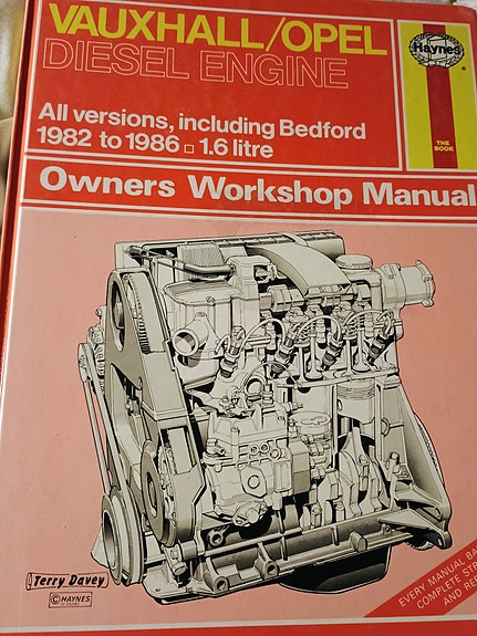 Vauxhall/Opel diesel engine 1982-1986 1.6