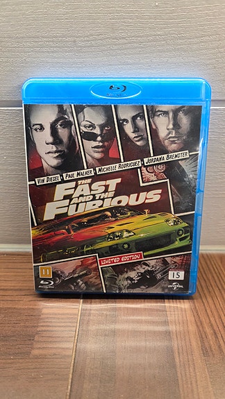 The Fast and the Furious Bluray elokuva