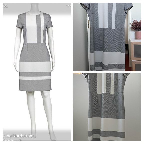 Hugo Boss Hermely Striped dress