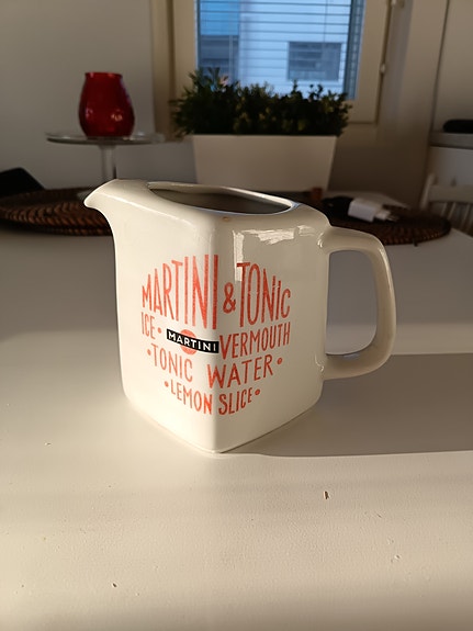 Arabia keramiikkakannu Martini & Tonic