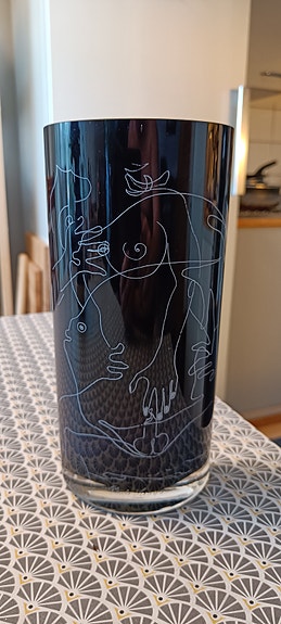 Taide lasi Iittala.Pauli Vuorisalo 90.