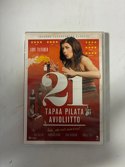 DVD 21 tapaa pilata avioliitto elokuva