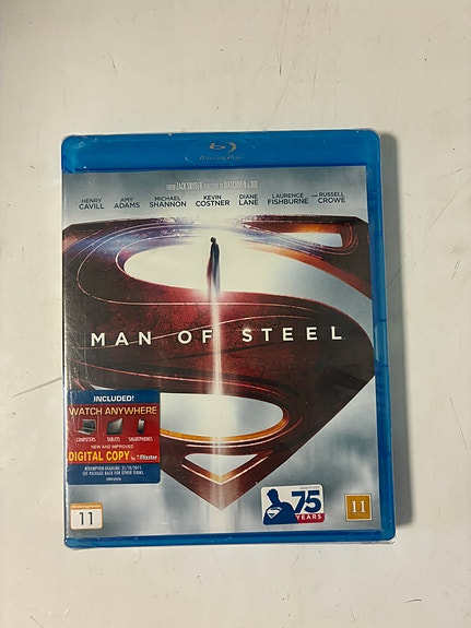 Blu-Ray Man of Steel elokuva uusi muoveissa