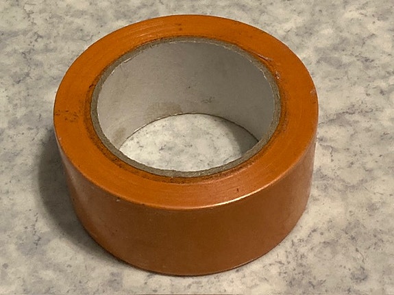 Suojausteippi 50 mm x 33 m. Oranssi.