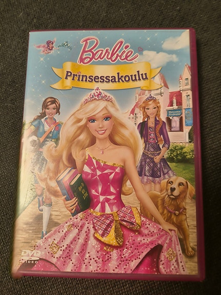 Barbie Prinsessakoulu DVD ja juliste