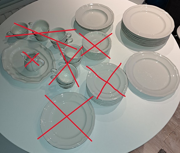 Villeroy&Boch Manoir sarjan astioita