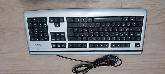 Fujitsu Siemens näppäimistö langallinen musta/harmaa