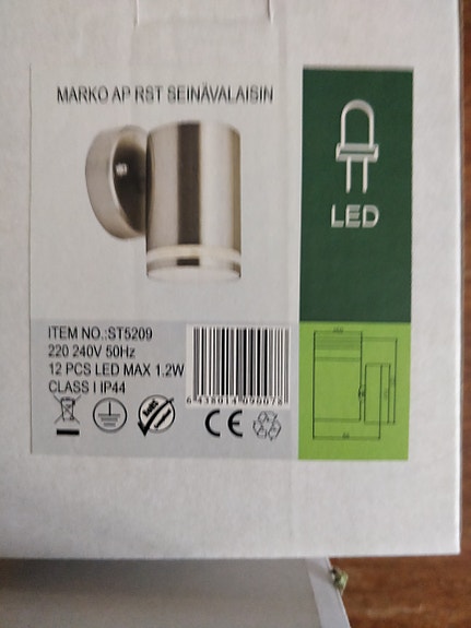 Marko AP RST LED seinävalaisin