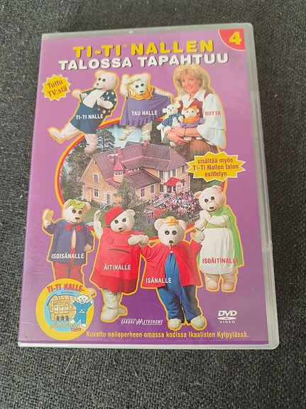 Ti-Ti Nallen talossa tapahtuu 4 DVD