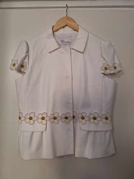 Red Valentino valkoinen jakku (XL)