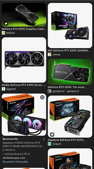 Nvidia GeForce RTX 5090 näytönohjain