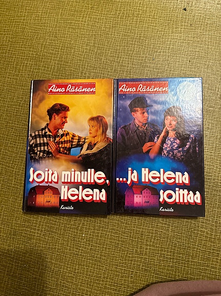 Aino Räsänen Soita minulle Helena ja Ja Helena soittaa kovakantiset kirjat