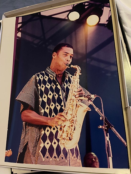 Femi Kuti / Maailma kylässä -festivaalit 1997 valokuvasuurennos