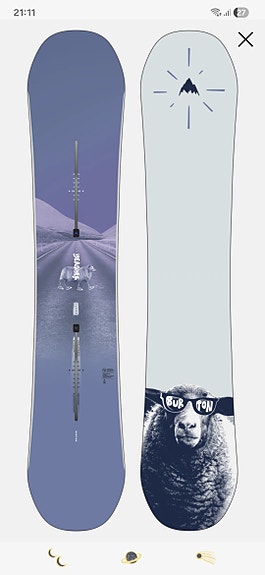 OSTETAAN Burton Yeasayer Flying V Snowboard 2024