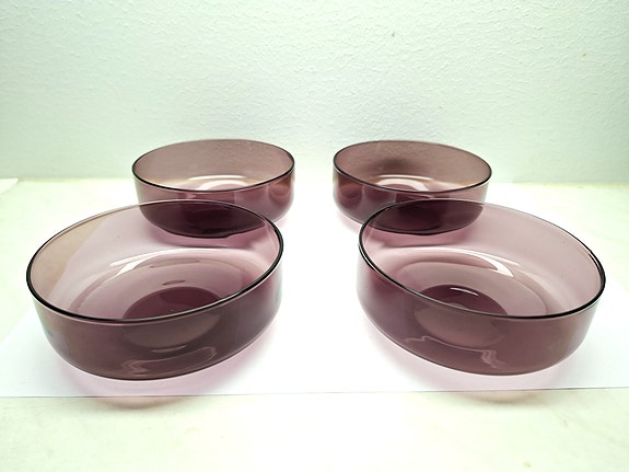 Timo Sarpaneva lila i-307 jälkiruokakulho 4 kpl, Iittala