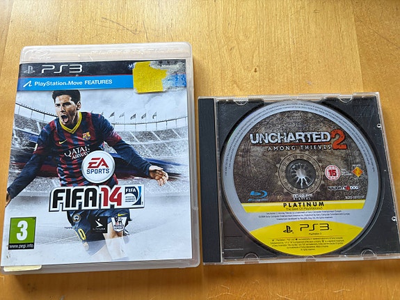 PS3 Uncharted 2 (L) / Fifa 14 (CIB)