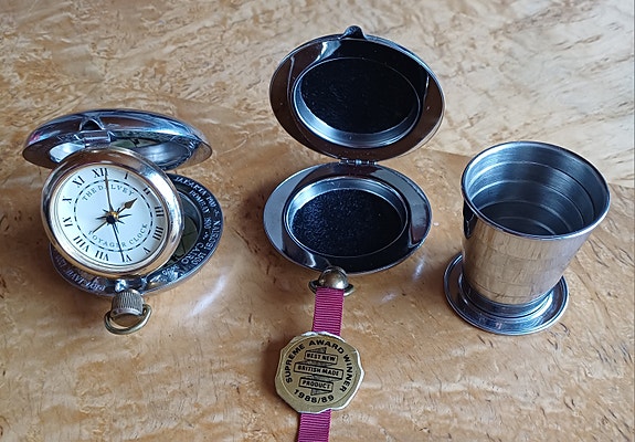 Dalvey voyager clock ja pocket cup