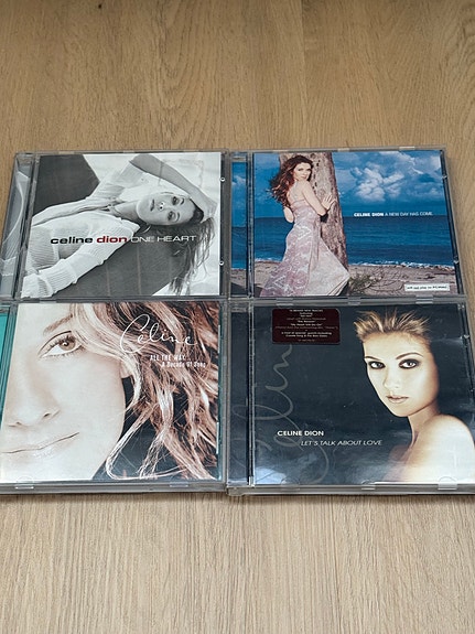 Celine Dion CD-levyt 4 kpl