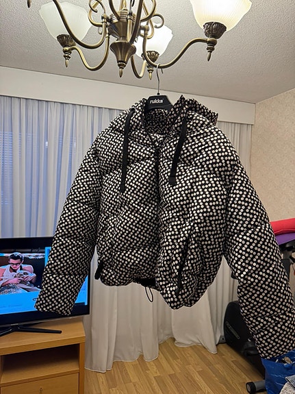 Zara talvitakki naisten XS kirjava polyesteri