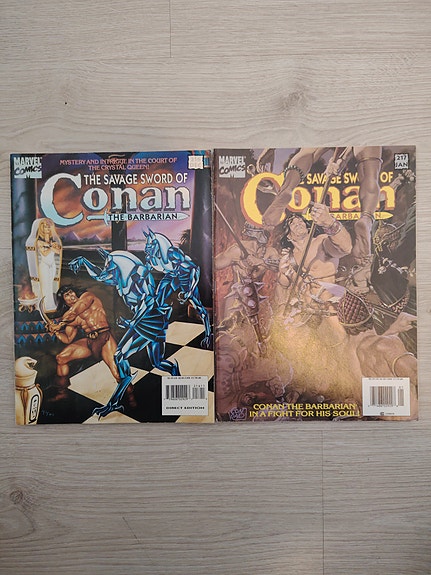 The Savage sword of Conan the Barbarian 2kpl